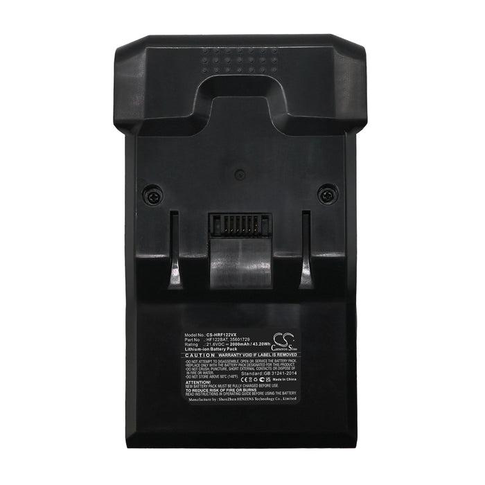 Hoover H Free,HF122EN011,HF122PTA011,HF122RH011,HF122GPT011,HF122RPT001,HF122GH001,HF122GH,HF122RPT,HF122GPT,HF122RH,HF122P Vacuum Replacement Battery