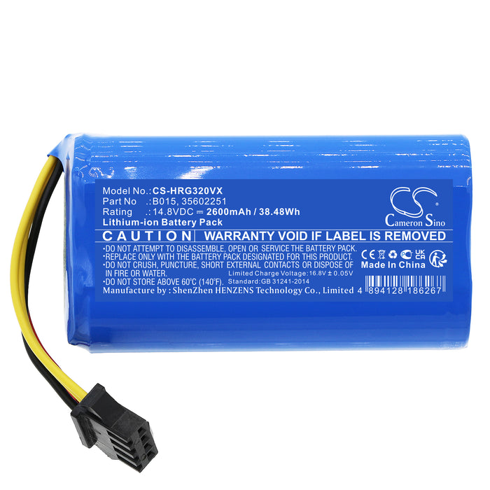 Easyhome 800560 Robot Vacuum Replacement Battery