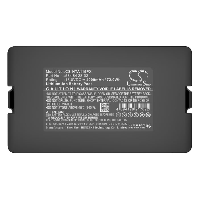 Flymo Easilife 200 Easilife 350 Easilife 500 Easilife 800 4000mAh Lawn Mower Replacement Battery