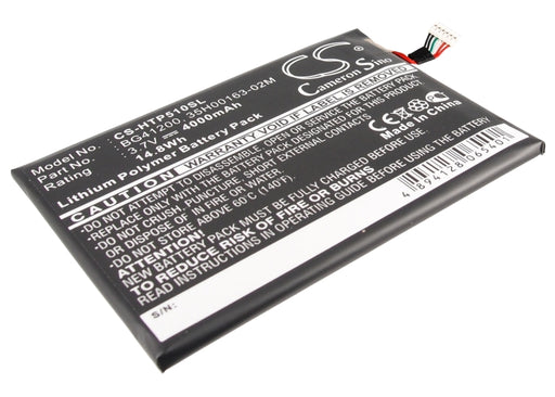 HTC Flyer,P510E,EVO View 4G Tablet Replacement Battery