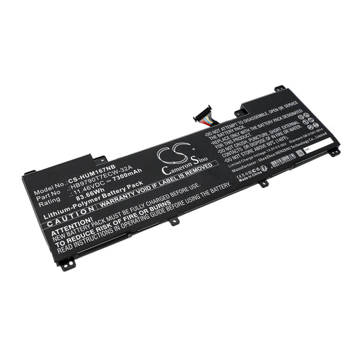 Huawei MateBook 16s i7 MateBook 16 CREM-WFD9 MateBook 16s i9 MateBook 16 R7 5800H MateBook 16 CREM-WXX9 MateBo Laptop and Notebook Replacement Battery