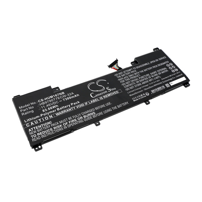 Huawei MateBook 16s i7 MateBook 16 CREM-WFD9 MateBook 16s i9 MateBook 16 R7 5800H MateBook 16 CREM-WXX9 MateBo Laptop and Notebook Replacement Battery