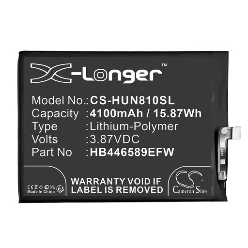 Huawei CHA-AL80, COCO-AN40, COCO-TN00, Nova 10Z, Nova 8 SE, NZONE S7 Pro, SP200 Mobile Phone Replacement Battery