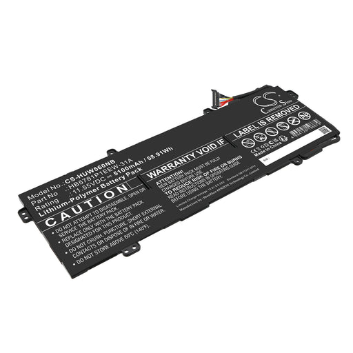 Huawei EMD-W76, HKD-W56, HKD-W58, HKD-W76, HVY-WAP9W, HVY-WAQ9, HVY-WAQ9W, MateBook 13S I5 11300H, MateBook 14 Laptop and Notebook Replacement Battery