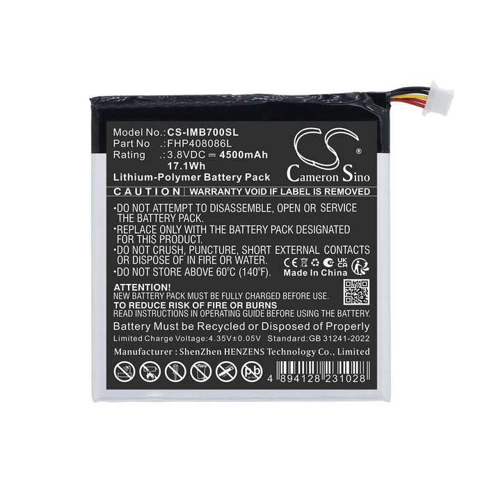 Ingenico M70 Moby Payment Terminal Replacement Battery