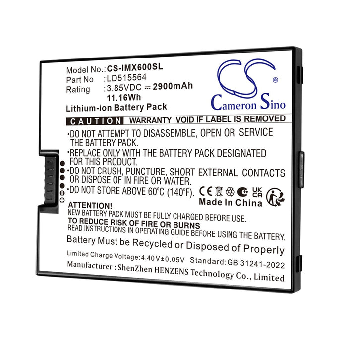 Ingenico Axium EX6000 Payment Terminal Replacement Battery