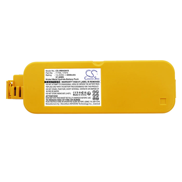 Fun Beat VS600,VacuSmart 600 4000mAh Yellow Vacuum Replacement Battery