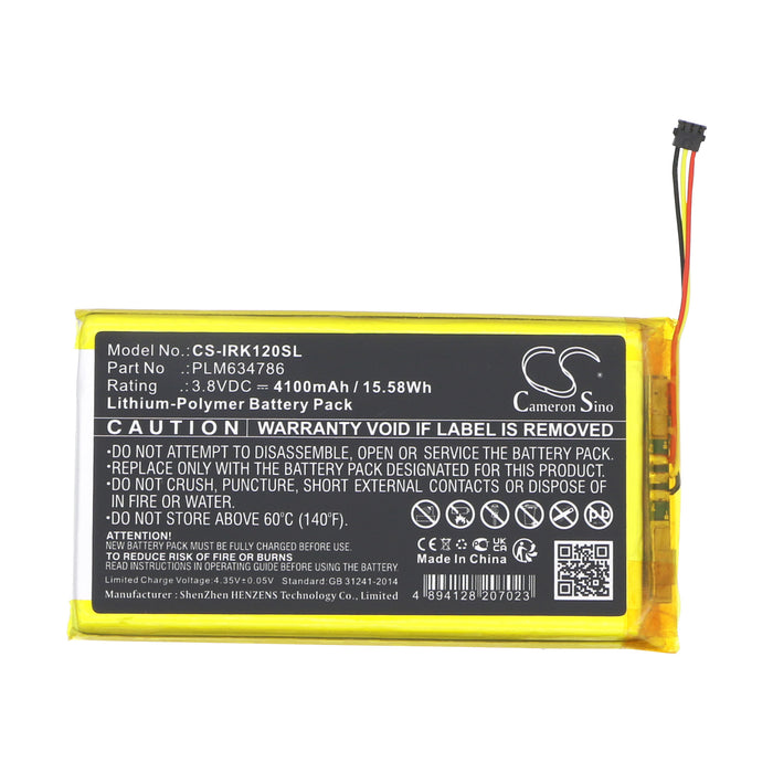 iRiver AK120 II Media Player Replacement Battery