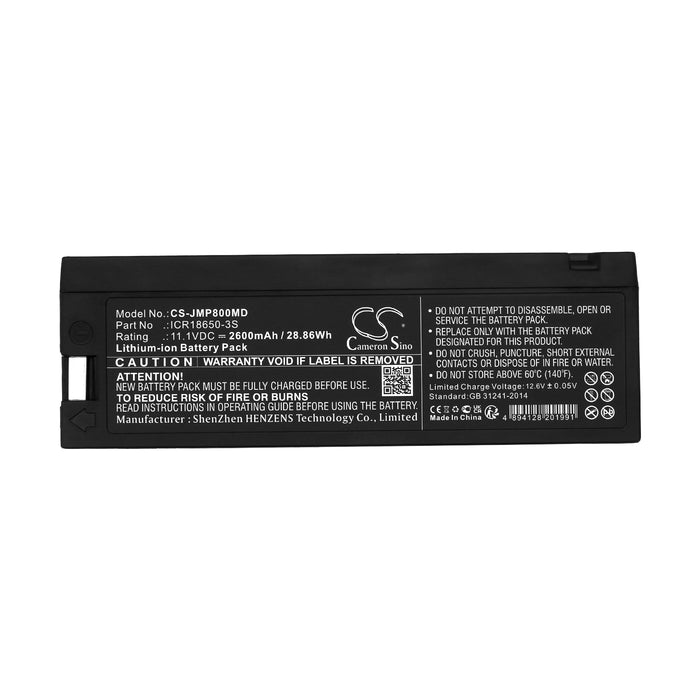 JUMPER JPD-800A, JPD-800B Medical Replacement Battery