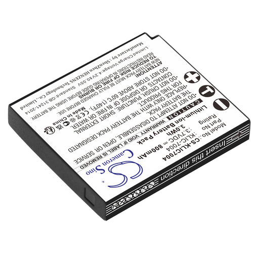 KODAK EasyShare M1033 EasyShare V1233 Easyshare V1273 EasyShare V1253 EasyShare M1093 IS Easyshare V1073 Zi8 Pocket Video C Camera Replacement Battery