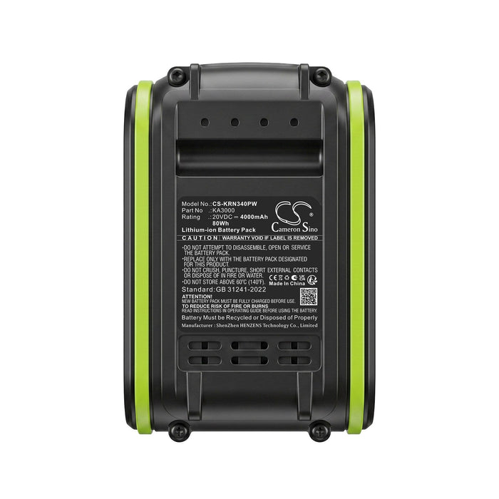 Kress 40 V 37 cm Cordless Brushless Push Lawn mower 40V Cordless Push Lawn Mower 60V 46 CM Cordless BL Push Lawn Mower Lawn Mower Replacement Battery