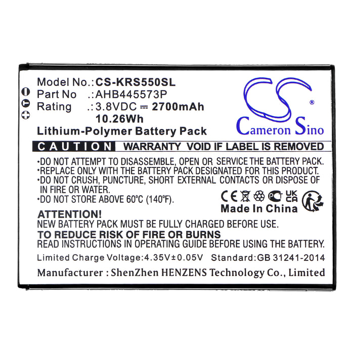 Klins EASY K55 Sweet 55 Mobile Phone Replacement Battery