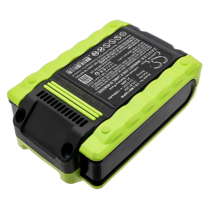 LawnMaster 20VMWGT 24VMWBL CLGT2412S CLM2413A CLMF4815E CLMF4817E CLMF4819A CLMF4819X VBRM601YCM VBRMGT601YCM2 Lawn Mower Replacement Battery