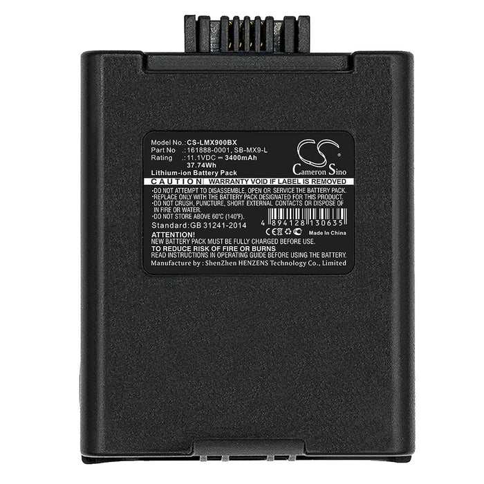 Itron FC300 3400mAh Barcode Replacement Battery