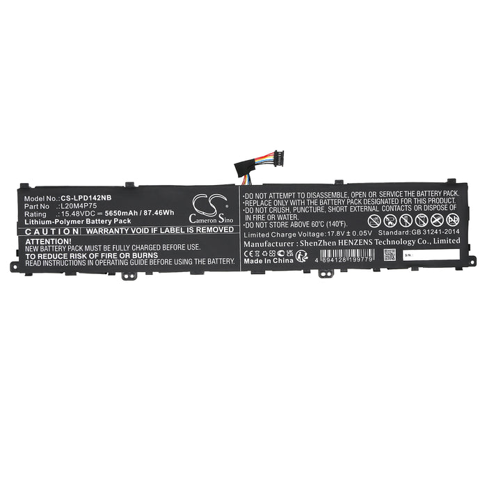 Lenovo ThinkPad P1 Gen 4 20Y30002IX, ThinkPad P1 Gen 4 20Y30005MB, ThinkPad P1 Gen 4 20Y30007IW, ThinkPad P1 G Laptop and Notebook Replacement Battery