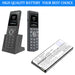 Linkvil Fanvil W610W,Fanvil W611W, W610W Portable Wi-Fi IP Phones,W611W Portable Wi-Fi IP Phones Cordless Phone Replacement Battery