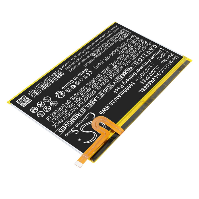 Lenovo Yoga Pad Pro, YT-K606FW Tablet Replacement Battery