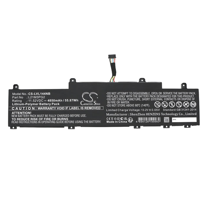 Lenovo ThinkPad C14 Gen 1 Chromebook , ThinkPad C14 Gen 1 Chromebook , ThinkPad L14 Gen 3(AMD)21C5001, ThinkPa Laptop and Notebook Replacement Battery