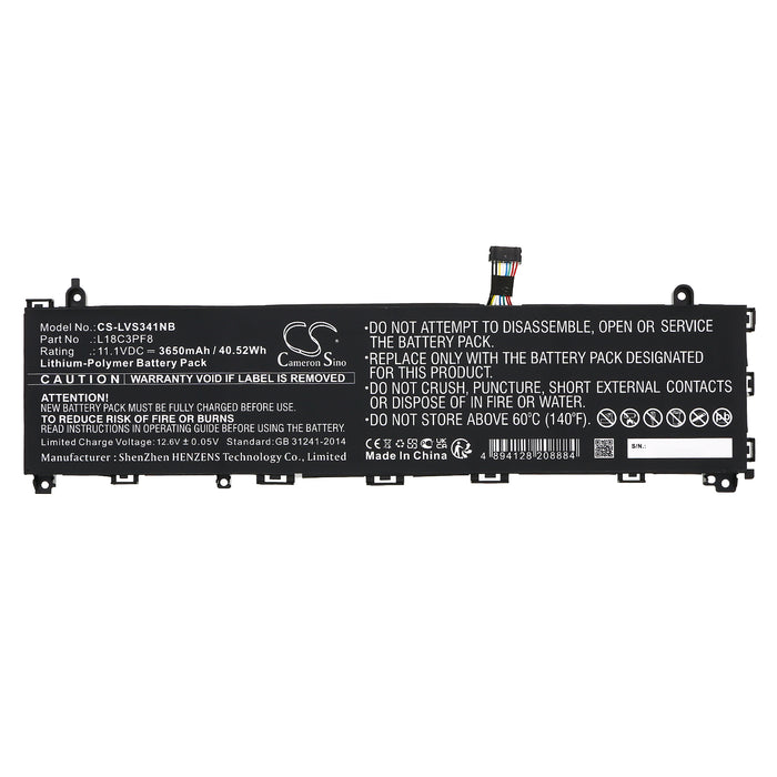 Lenovo IdeaPad S340-13IML IdeaPad S340-13IML 81UM001GTA IdeaPad S340-13IML 81UM000PJP IdeaPad S340-13 IdeaPad  Laptop and Notebook Replacement Battery