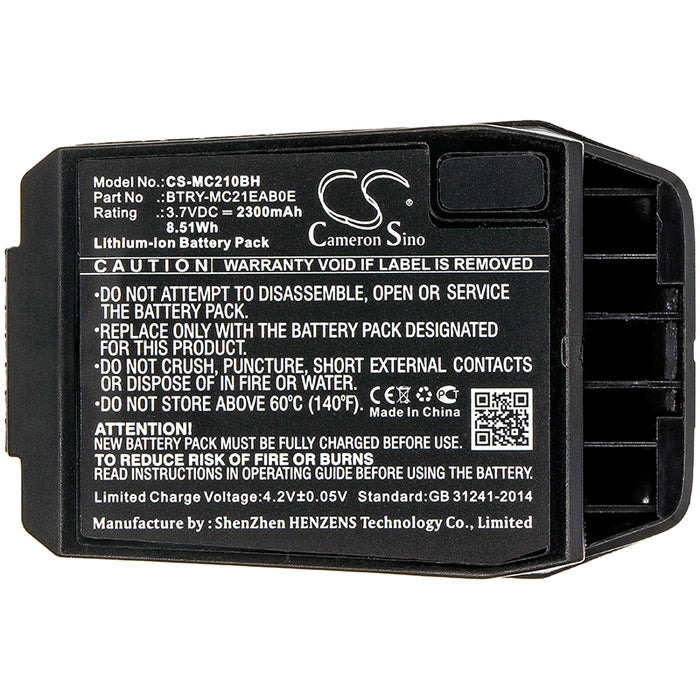 Motorola MC21,MC2100,MC2180 2300mAh Barcode Replacement Battery