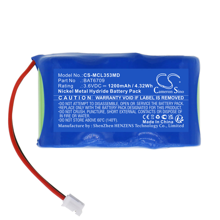 Micro Medical MicroLoop 3535 Spirometer Medical Replacement Battery