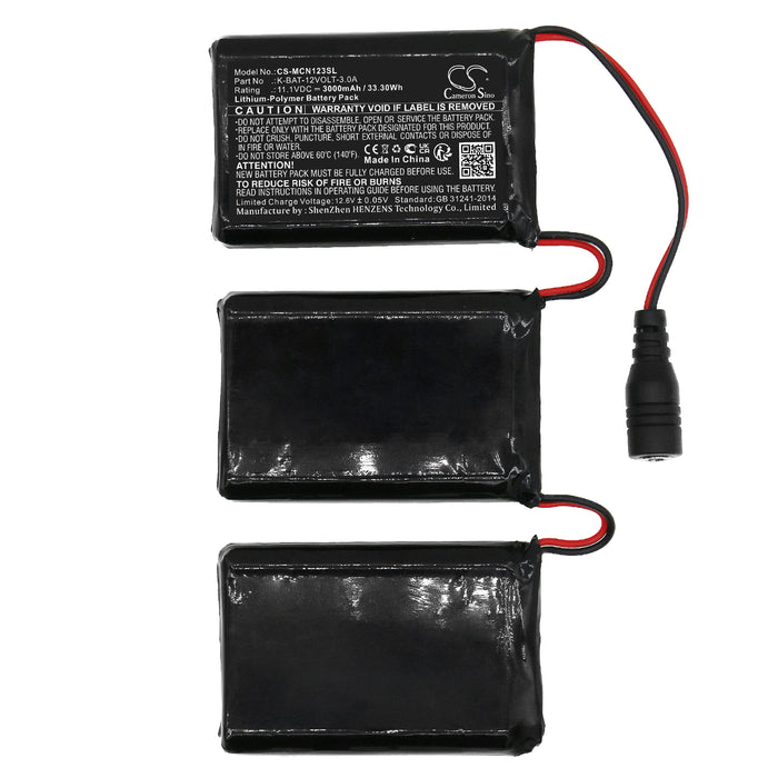 Macna gloves 12v 3a 3 Thermal Electric Replacement Battery