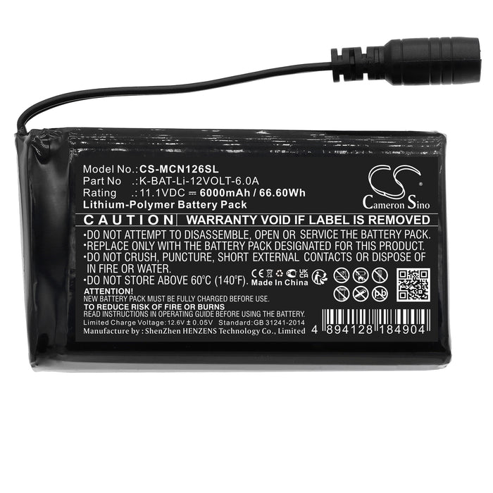 Macna Li-po 12v 6a Thermal Electric Replacement Battery