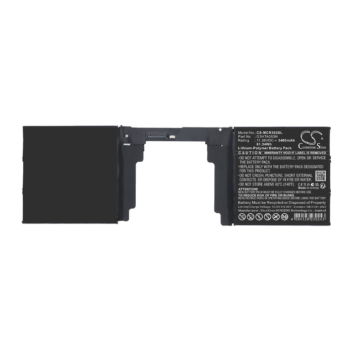 Microsoft Surface Book 3 15 inch Laptop and Notebook Replacement Battery