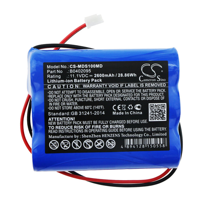 Medsonic MSCPR-1A 2600mAh Medical Replacement Battery