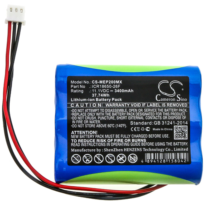 Medical Econet Compact 2 3400mAh Medical Replacement Battery