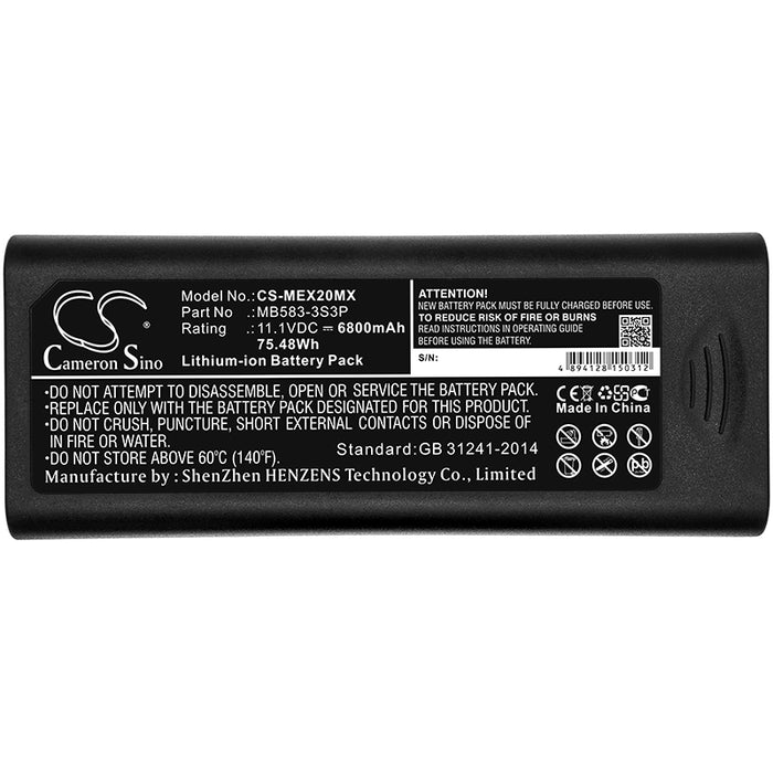 Mindray Accutorr 3 Accutorr 7 BeneView T5 BeneView T6 BeneView T8 DPM 6 DPM7 Passport 12 Passport 12m Passport 17m 6800mAh Medical Replacement Battery