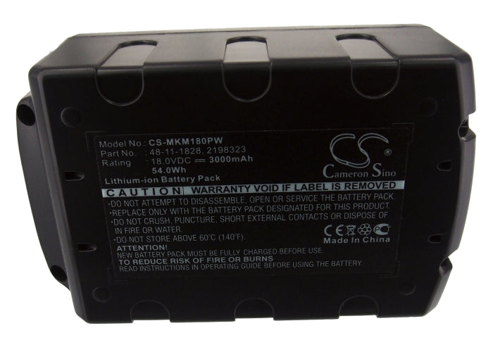 Geberit ACO 202 203 203plus 203XL 203XL Plus 3000mAh Power Tool Replacement Battery