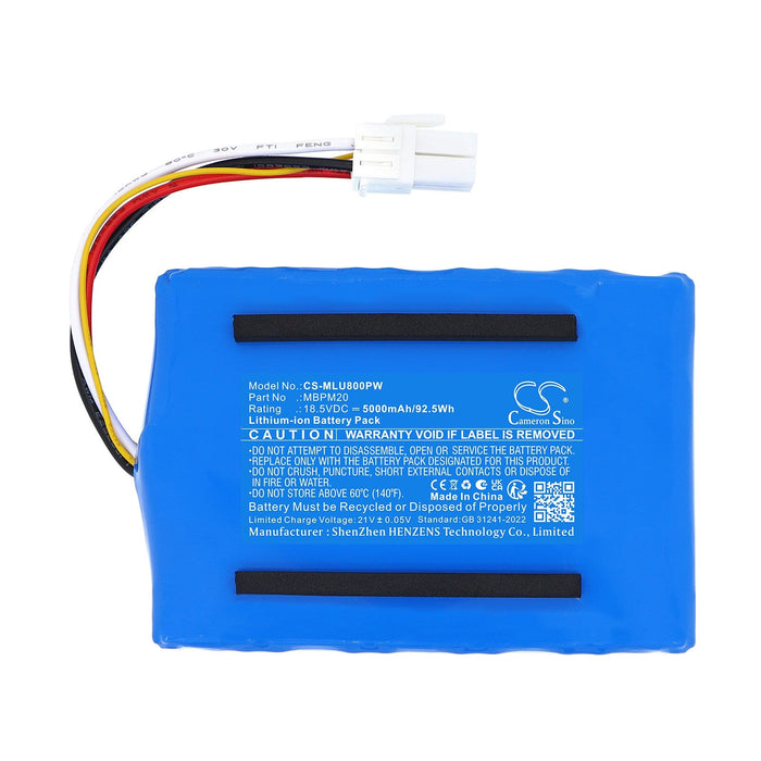 Mova LiDAX Ultra 1200 LiDAX Ultra 1600 Mower 600 Mower 1000 ViAX 500 LiDAX Ultra 800 ViAX 250 Lawn Mower Replacement Battery