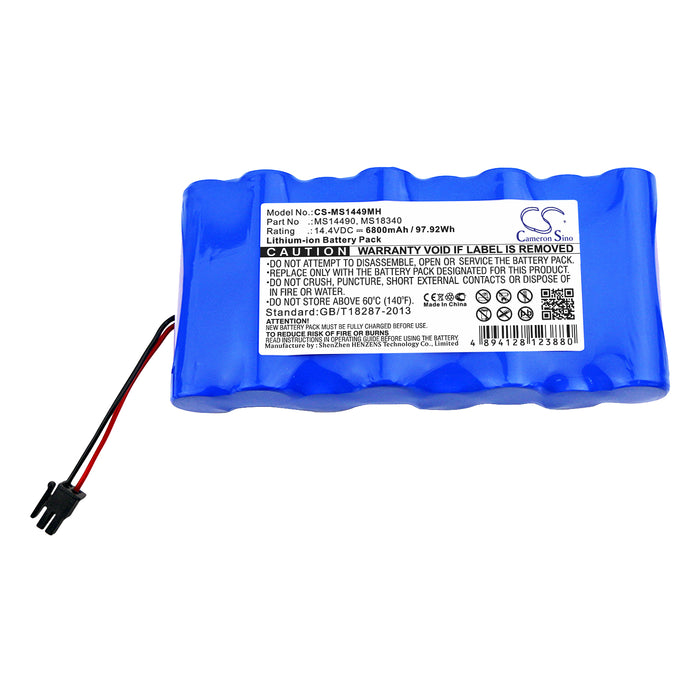 Siemens Drager MS14490 Monitor SC6002XL MS1423 SC7000 SC9000XL 6800mAh Medical Replacement Battery