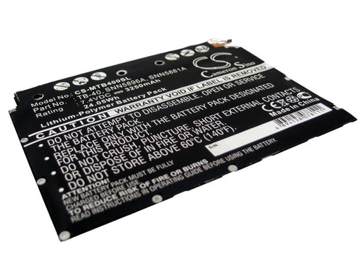 Motorola MZ604 Xoom XOOM MZ500 XOOM MZ600 XOOM MZ601 XOOM MZ602 XOOM MZ603 XOOM MZ604 Tablet Replacement Battery