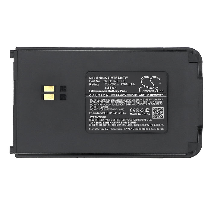 Clarigo SMP-508,SMP-528 Two Way Radio Replacement Battery
