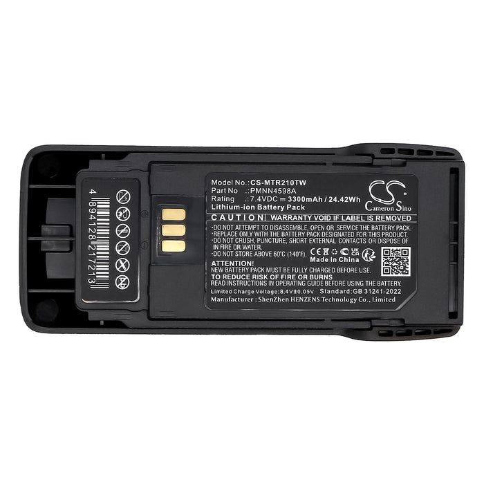 Motorola R2 3300mAh Two Way Radio Replacement Battery