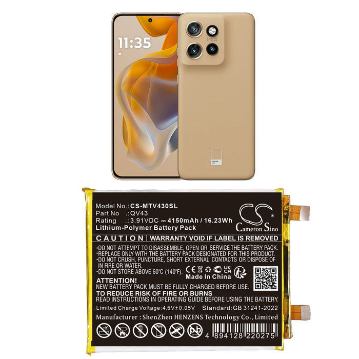 Motorola Moto Edge 50 Neo 5G Moto S50 5G ThinkPhone 25 5G XT2409-1 XT2409-2 XT2409-3 XT2409-6 Mobile Phone Replacement Battery