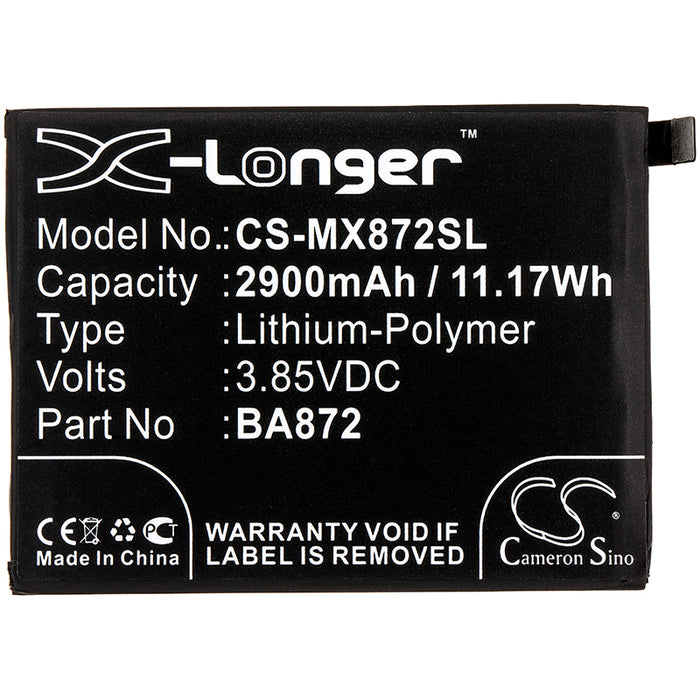 Meilan 16X M1872 M872H M872Q Mobile Phone Replacement Battery