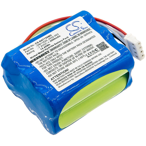 Nonin 7500 Pulse Oximeter Medical Replacement Battery