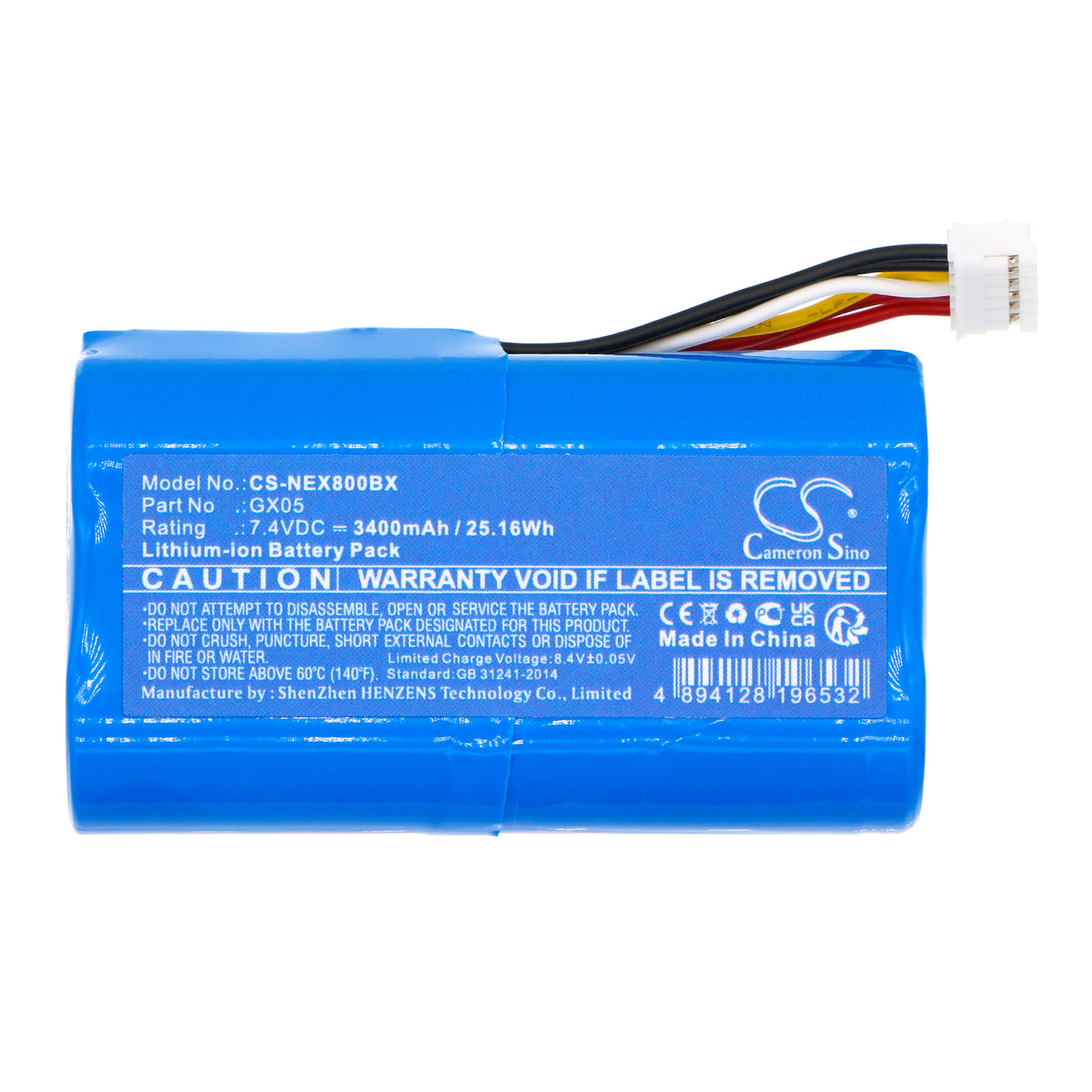 Dejavoo QD2, QD4 Payment Terminal Replacement Battery: BatteryClerk.com ...