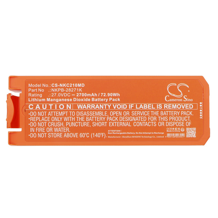 Omron Cardiolife AED 2100 range AED-2100 AED2150 AED2151 AED2152 AED-2150 AED-2150P AED-2150K AED-2100K Medical Replacement Battery