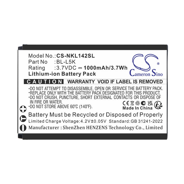 Nokia 105+ 2022 105 Plus TA-1428 TA-1447 TA-1456 Mobile Phone Replacement Battery