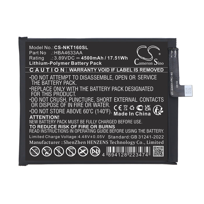 Hikoki Skyline,Skyline Business,TA-1600,TA-1688 Mobile Phone Replacement Battery