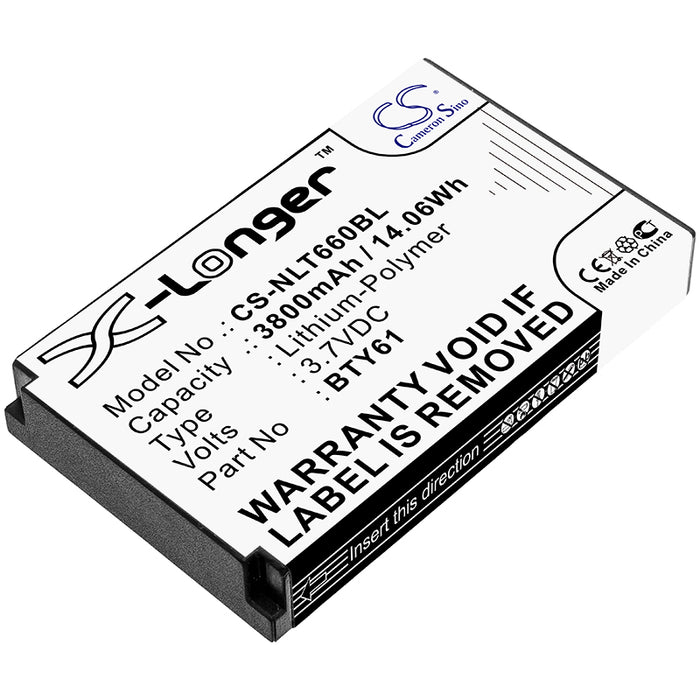 Newland MT60 MT60E MT60H MT66 MT6550 MT6550 Pro PT60 Barcode Replacement Battery