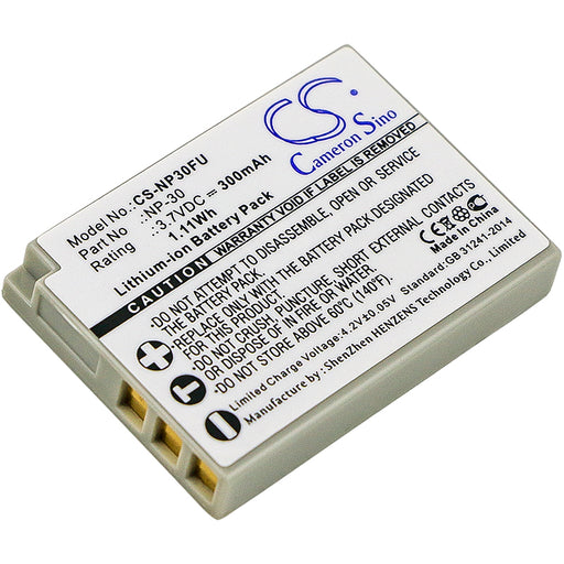 Fujifilm FinePix F440 Finepix F440 Zoom FinePix F450 Finepix F450 Zoom Camera Replacement Battery