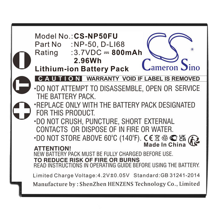Jupio CFU0011 Camera Replacement Battery
