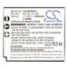 Jupio CFU0011 Camera Replacement Battery