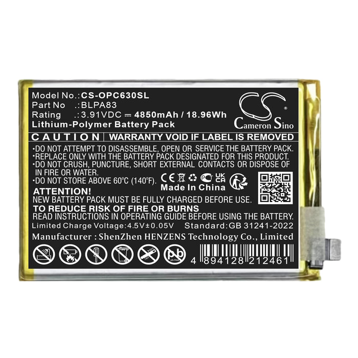 Realme RMX3939 Realme C61 Realme C63 Realme C65s Mobile Phone Replacement Battery