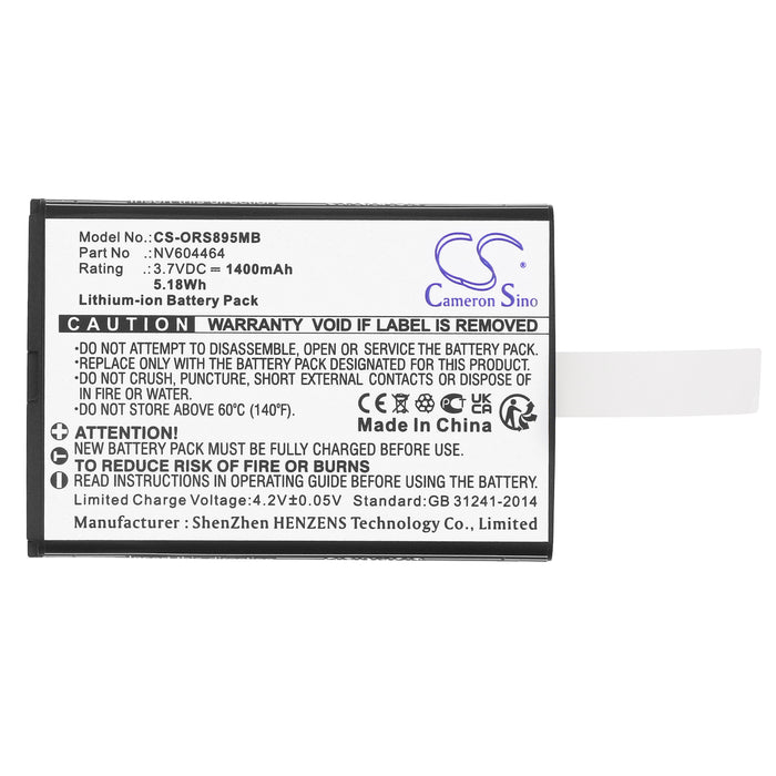Beurer BY 110,JBY 100,952.10 Baby Monitor Replacement Battery